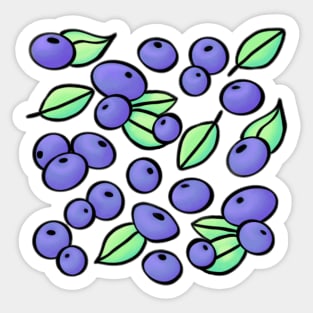 Blueberries! Sticker